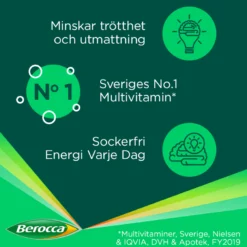 Berocca Energy Mango 15 brustabletter