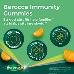 Berocca Immunity Gummies 60 tuggtabletter