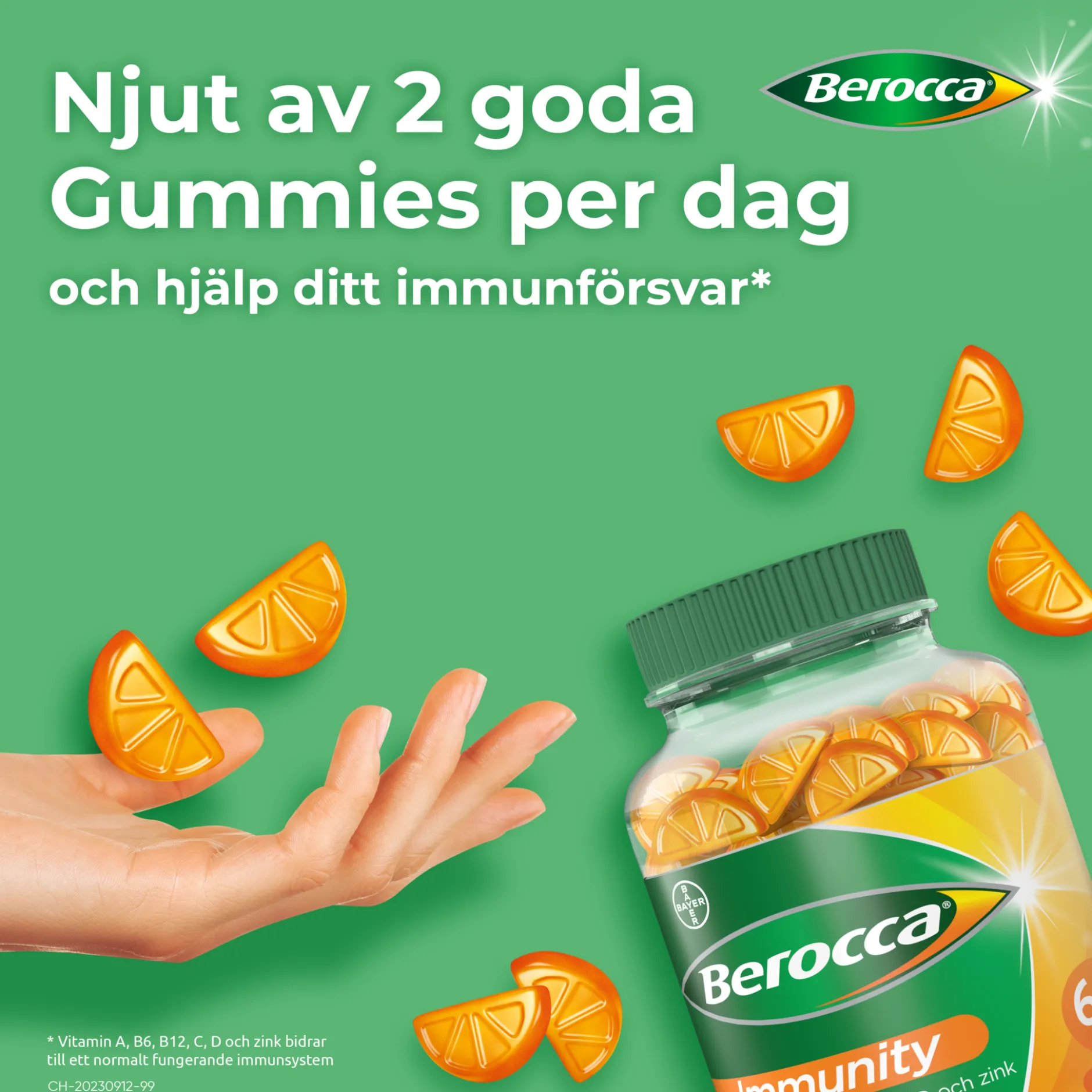 Berocca Immunity Gummies 60 tuggtabletter