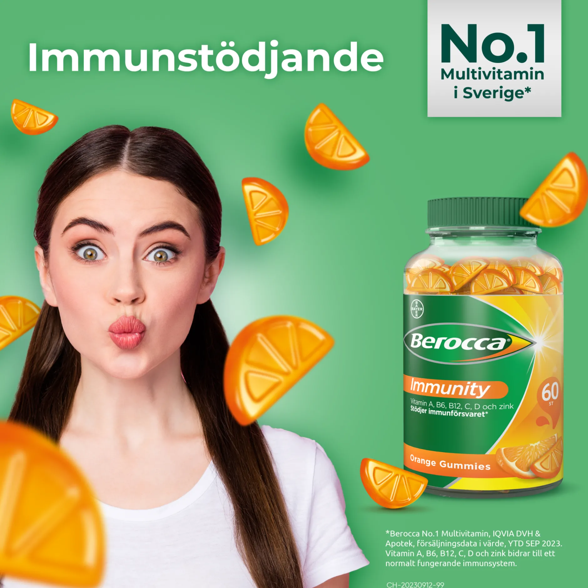 Berocca Immunity Gummies 60 tuggtabletter