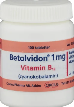 Betolvidon 1 mg 100 tabletter