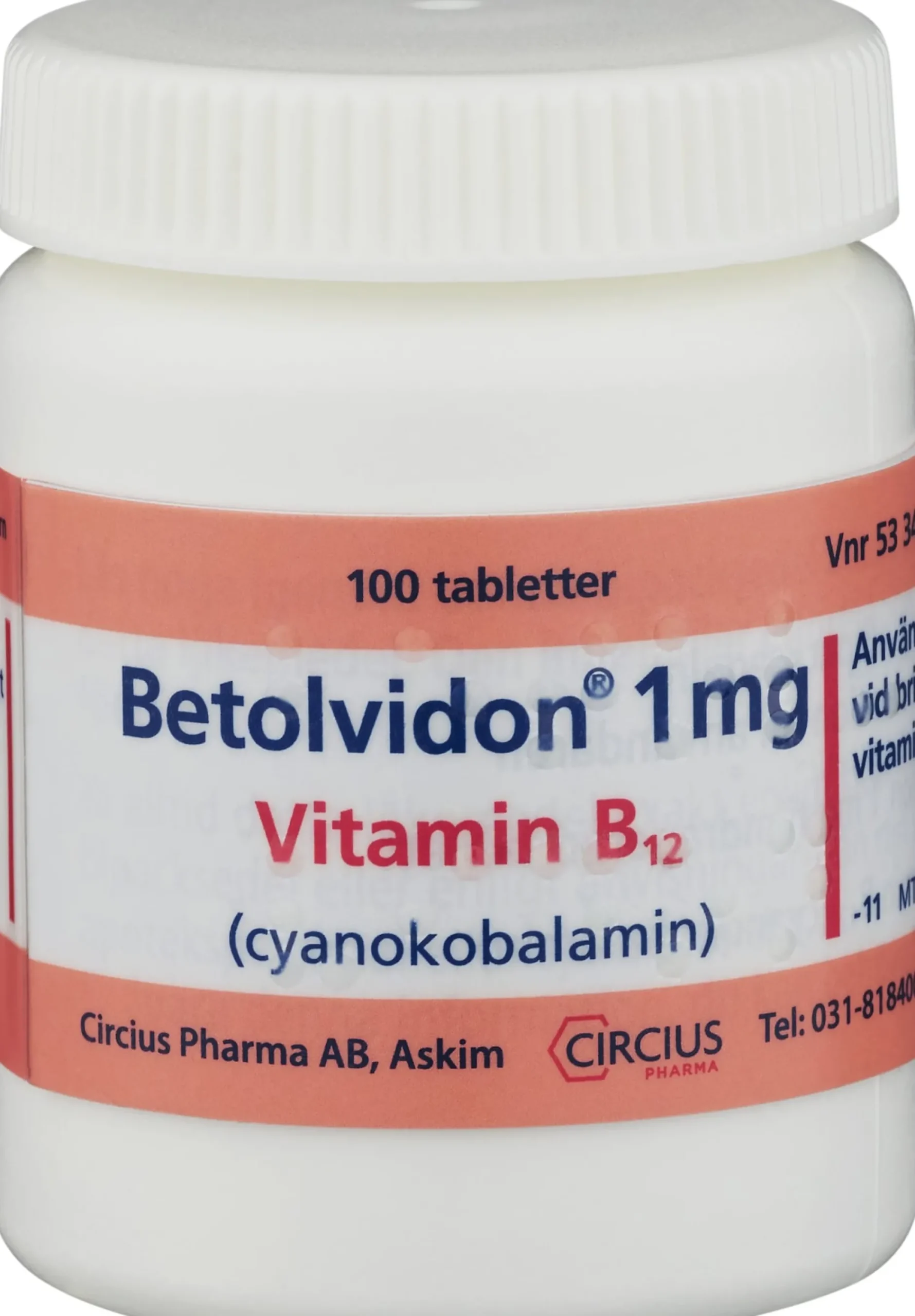 Betolvidon 1 mg 100 tabletter