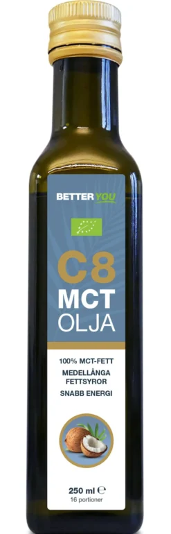 Better You Ekologisk C8 MCT Olja 250 ml