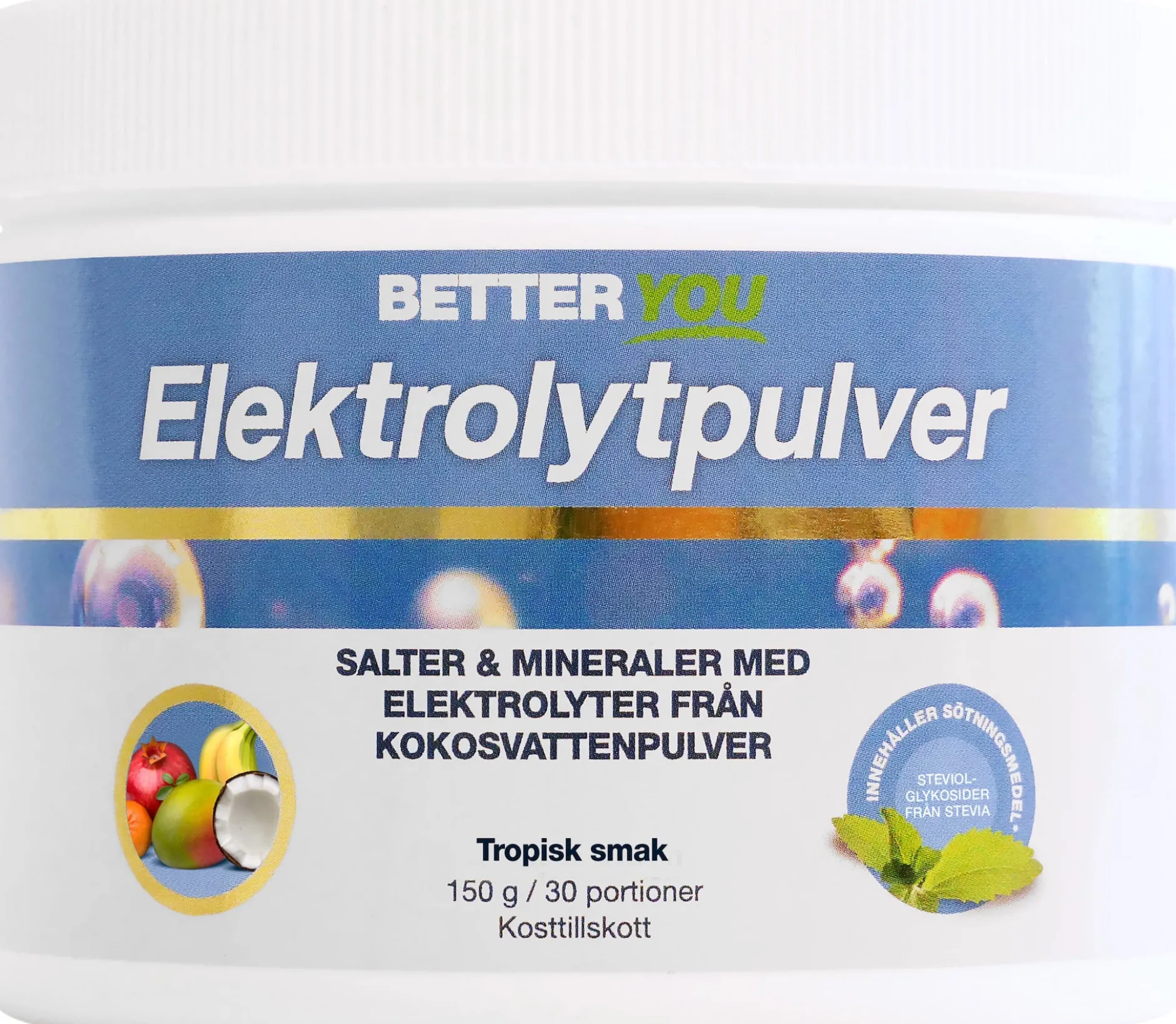 Better You Elektrolytpulver Tropisk 150g