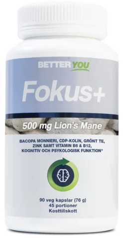 Better You Fokus+ 90 kapslar