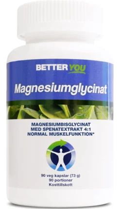 Better You Magnesiumglycinat 90 kapslar
