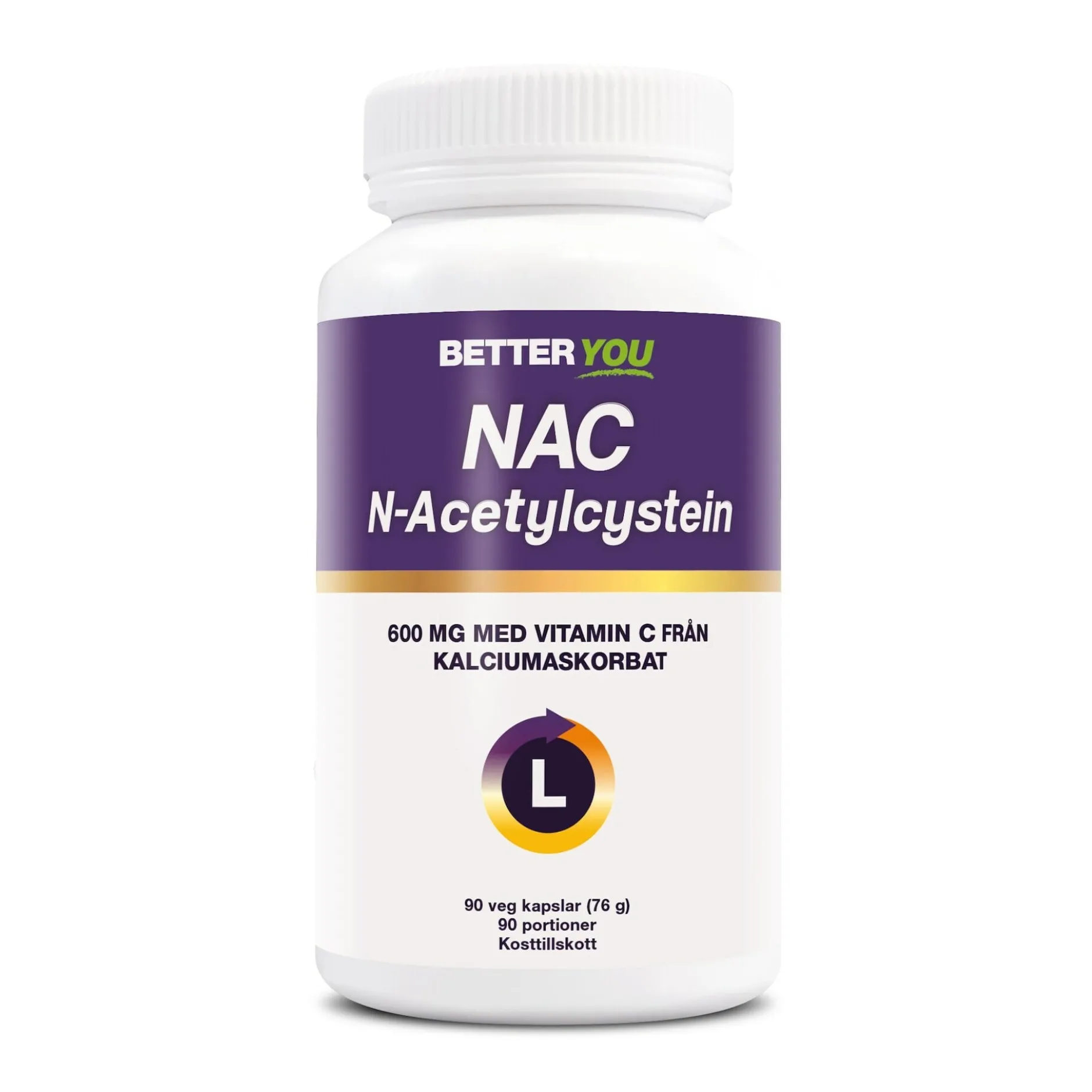 Better You NAC 600 mg 90 kapslar