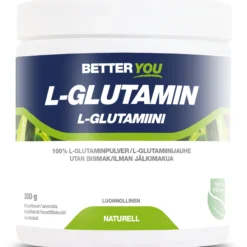 Better You Naturligt L-Glutamin Naturell 300 g