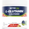 Better You Naturligt L-Glutamin 300 g - Jordgubb/Rabarber
