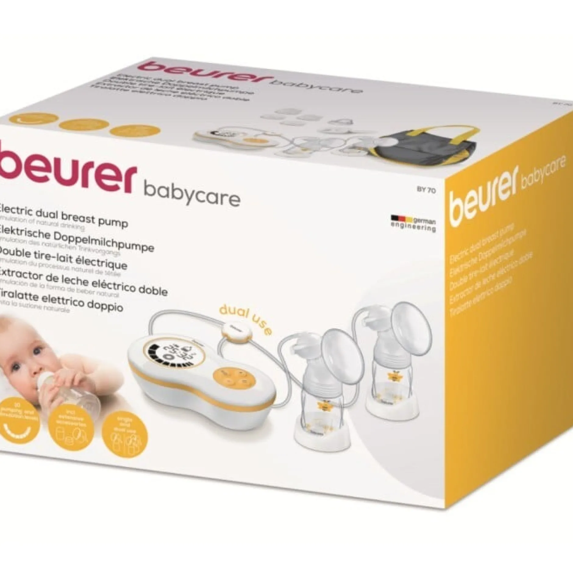 Beurer BY 70 Elektrisk Bröstpump Dubbel