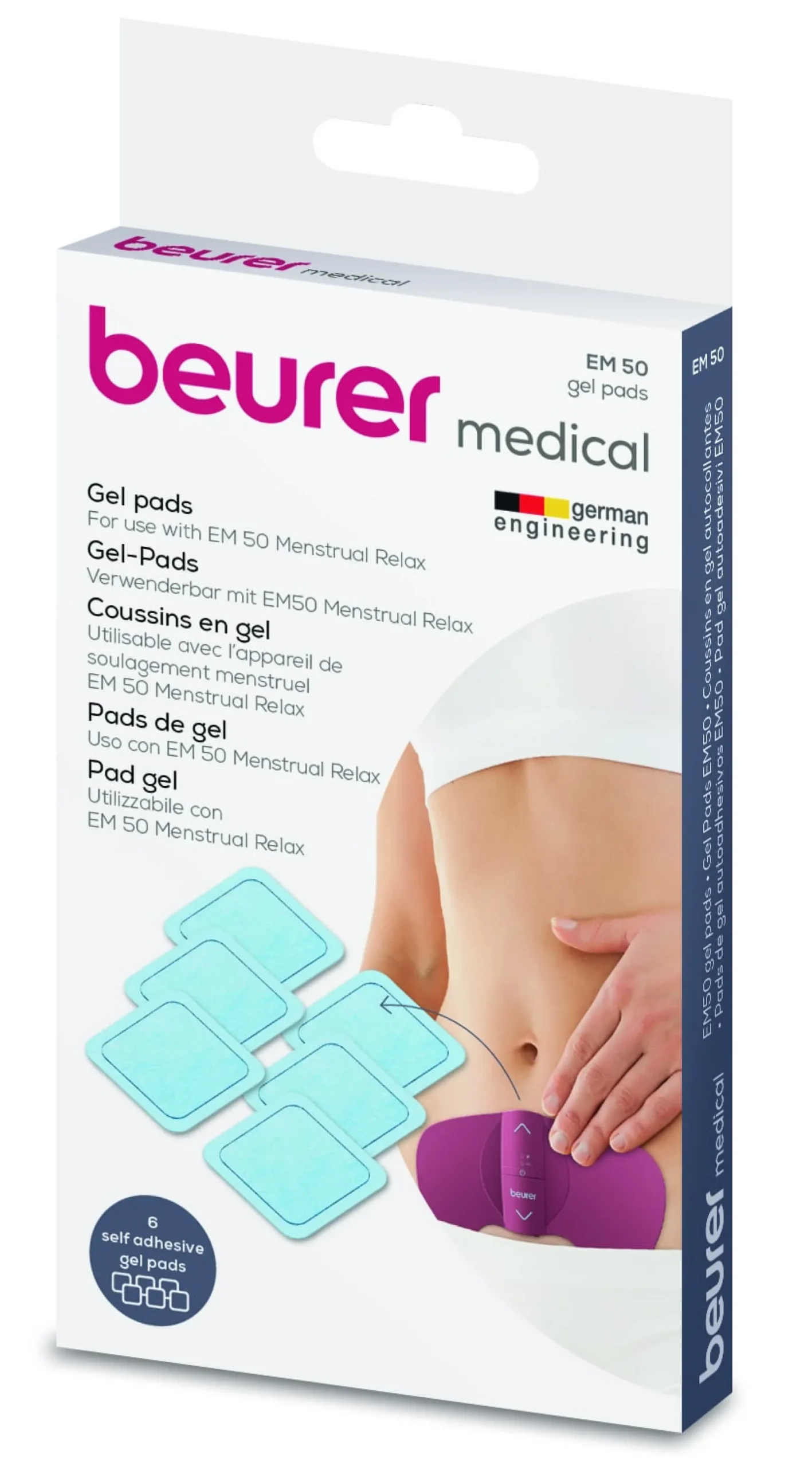 Beurer EM 50 Gelpads Standad 6 st