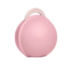 BIBS Colour Pacifier Round Latex Size 1 Petal & BIBS Pacifier Case Mini Baby Pink
