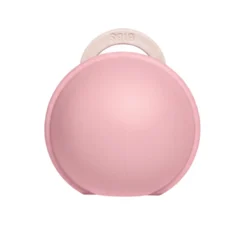 BIBS Colour Pacifier Round Latex Size 2 Petal & BIBS Pacifier Case Mini Baby Pink