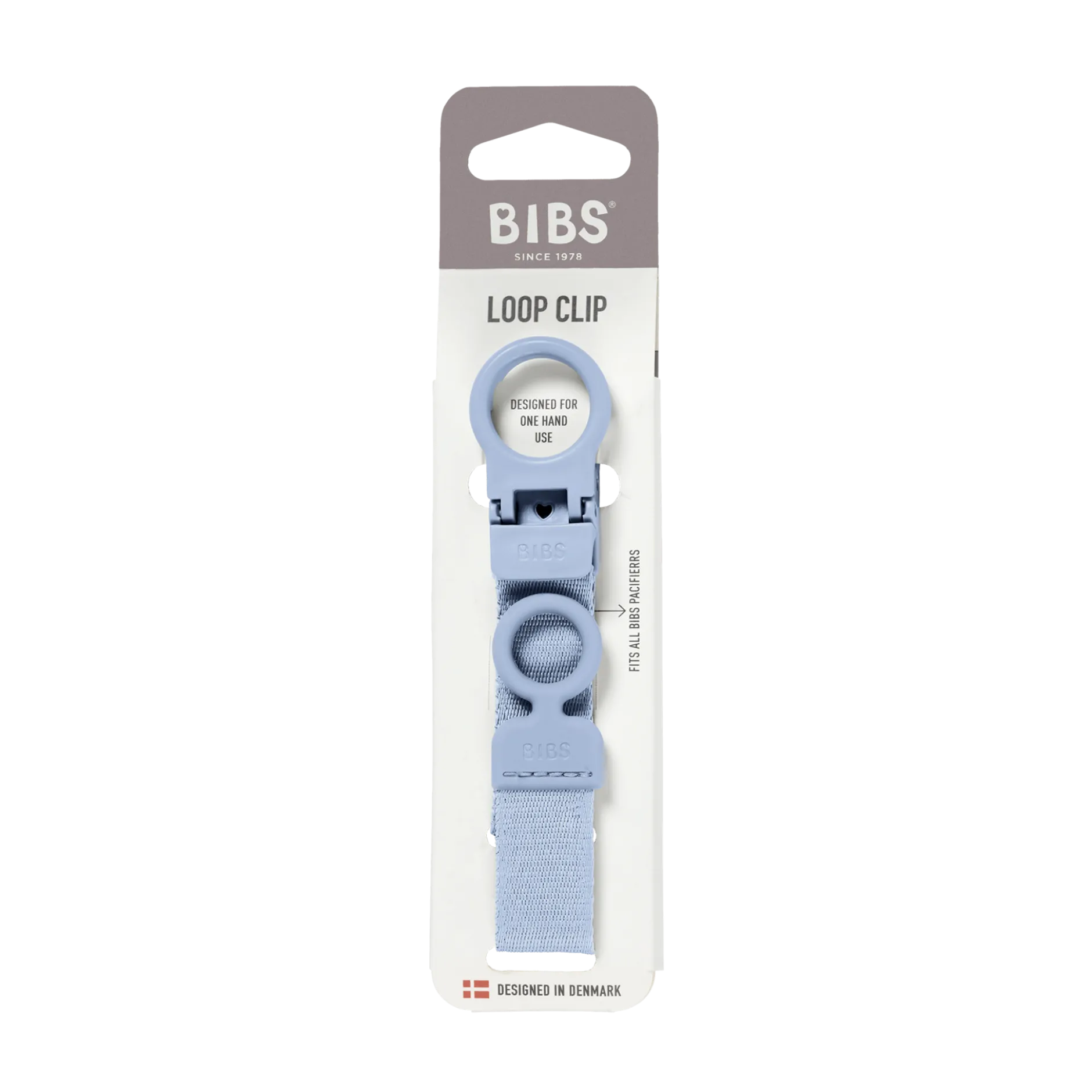 BIBS Napphållare Loop Dusty Blue