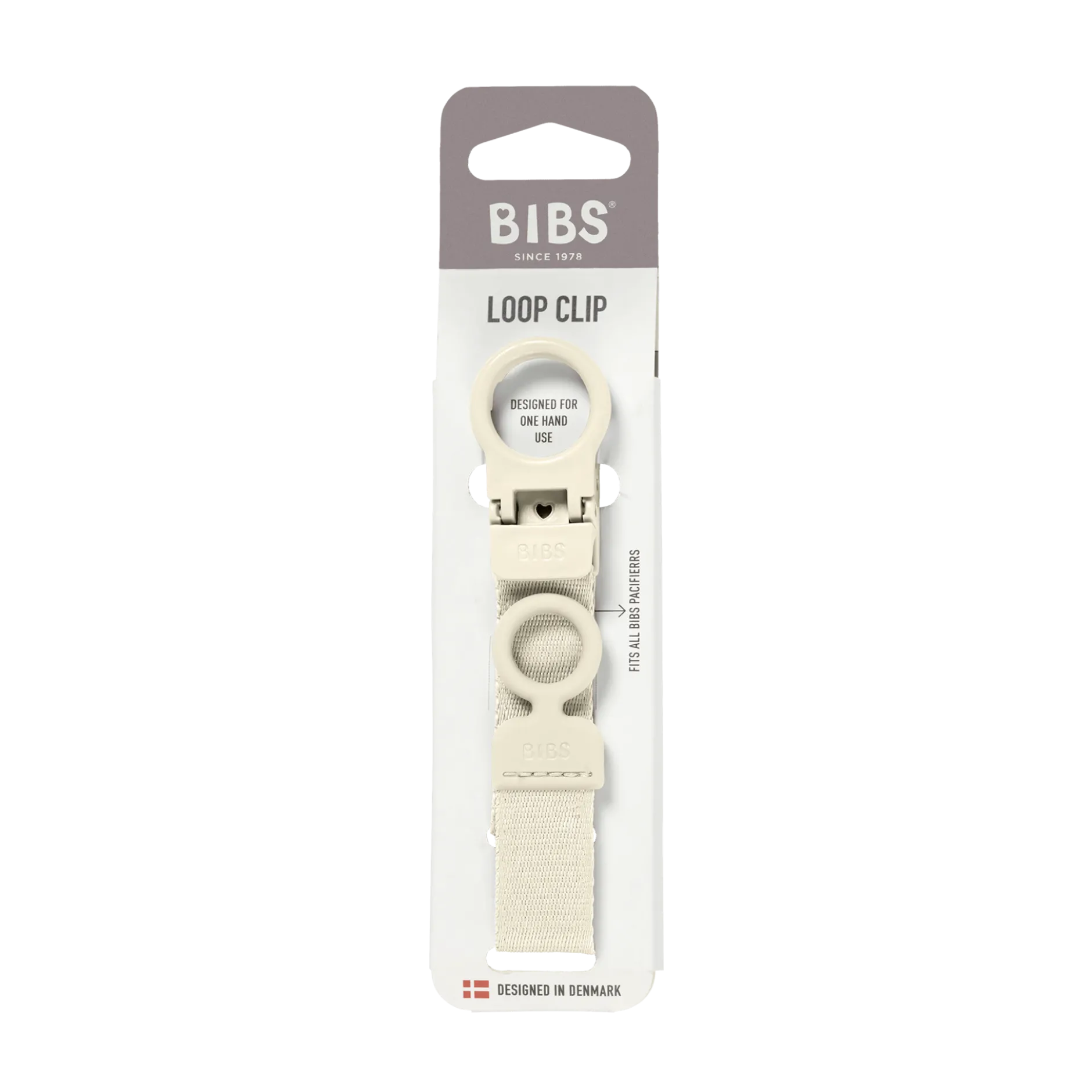 BIBS Napphållare Loop Ivory