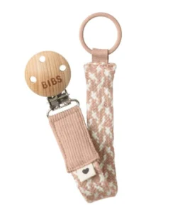 BIBS Pacifier Braid Blush/Ivory 1 st
