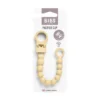 BIBS Pacifier Clip Beaded Pale Butter