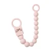 BIBS Pacifier Clip Beaded Petal