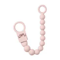 BIBS Pacifier Clip Beaded Petal