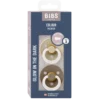 BIBS Pacifier Colour Latex 18+ månader Size 3 Glow Vanilla/Dark Oak 2 st