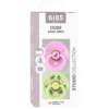 BIBS Studio Colour Pacifier Beetle Mix 2 pack Latex Size 2 Round Ballet/Matcha