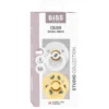 BIBS Studio Colour Pacifier Beetle Mix 2 pack Latex Size 1 Round White/Pale Butter