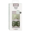 BIBS Supreme Silicone 0+ månader Size 1 Sage/Hunter Green 2 st