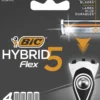 BIC Rakblad Hybrid 5 Flex 4 st