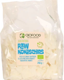 Biofood Kokoschips Raw 250 g