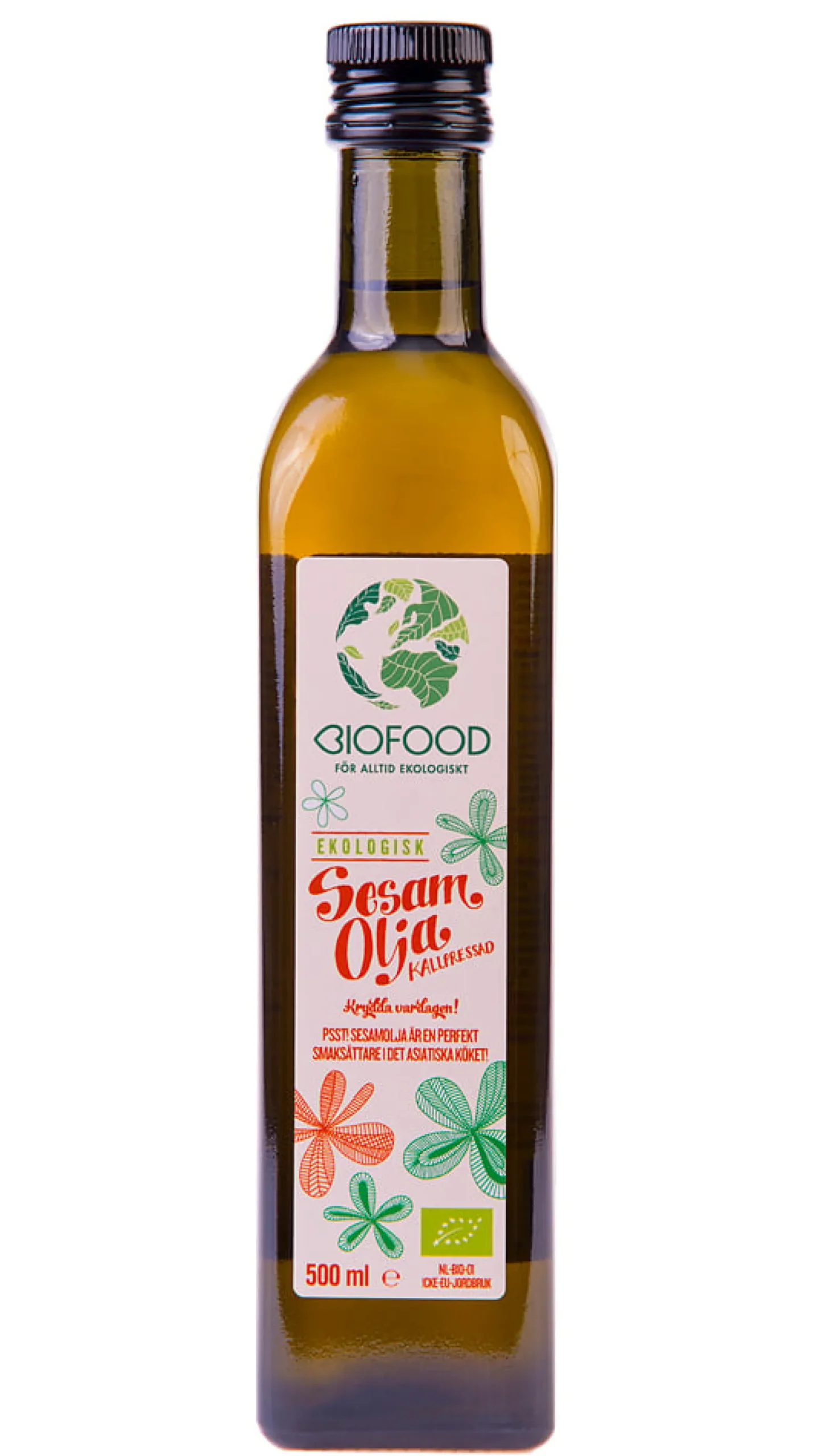 Biofood Sesamolja Kallpressad 500 ml
