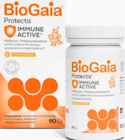 BioGaia Protectis Mjölksyrabakterier & Vitamin D3 Familjepack 90 tuggtabletter