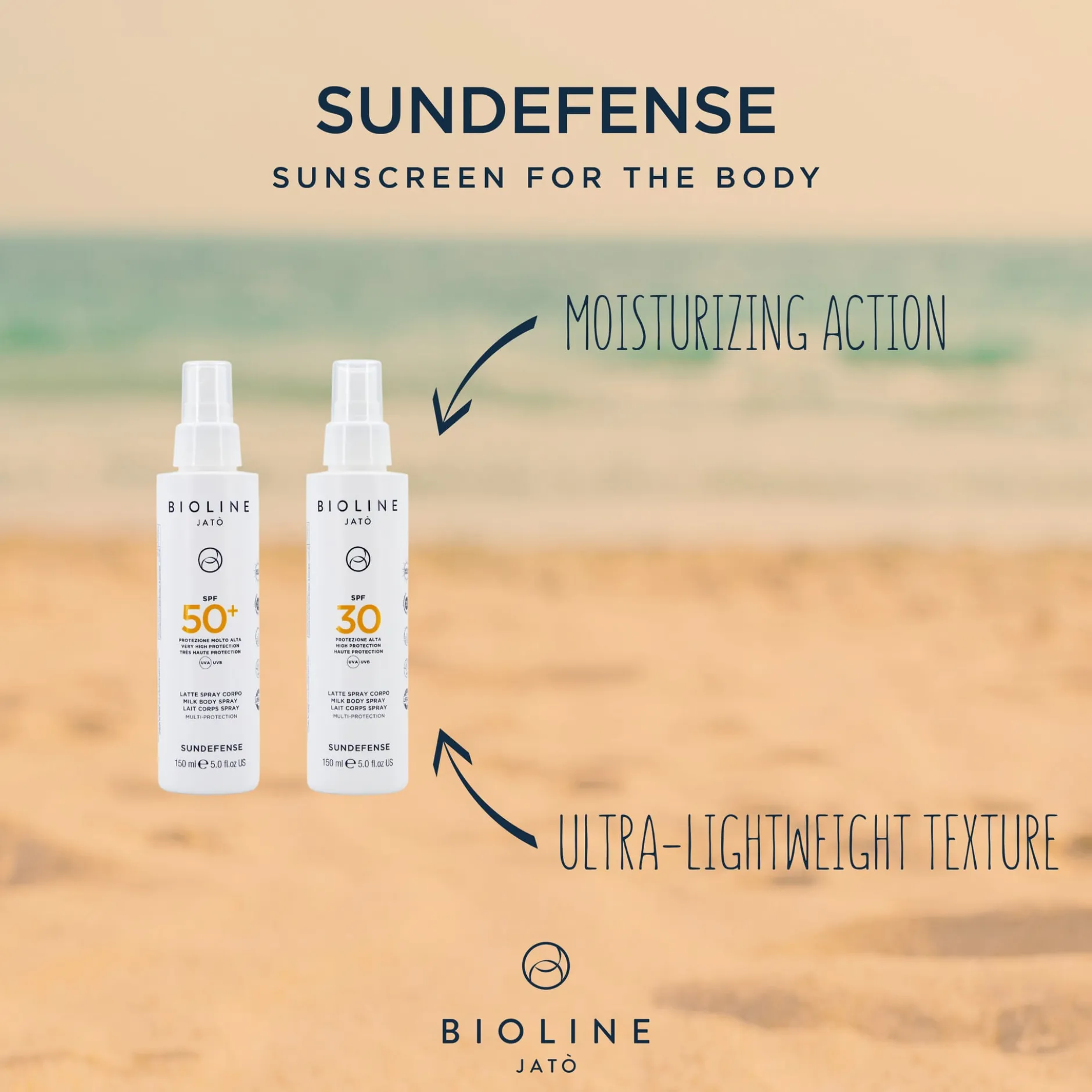 Bioline Jatò SPF 30 High Protection Milk Body Spray Multi-Protection 150 ml