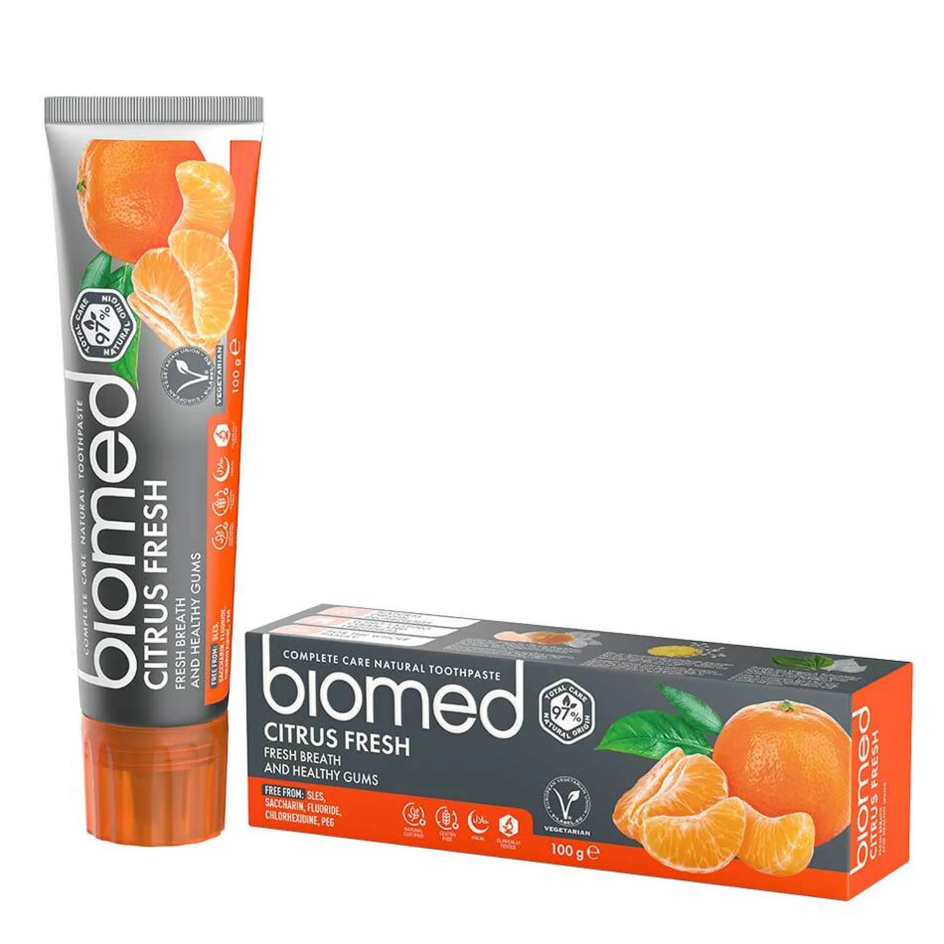 Biomed Citrus Fresh Tandkräm 100g
