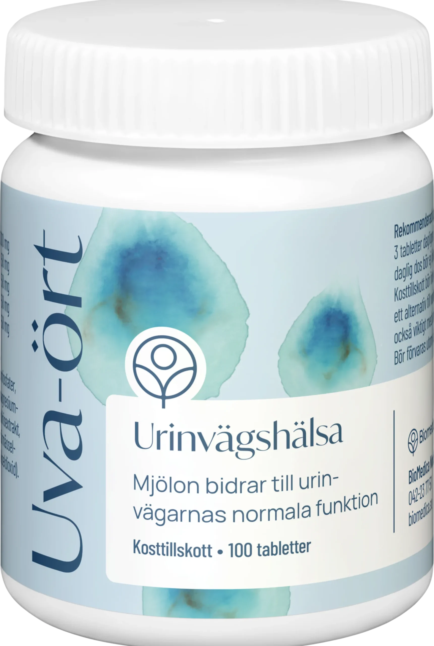 BioMedica Uva-Ört 100 tabletter