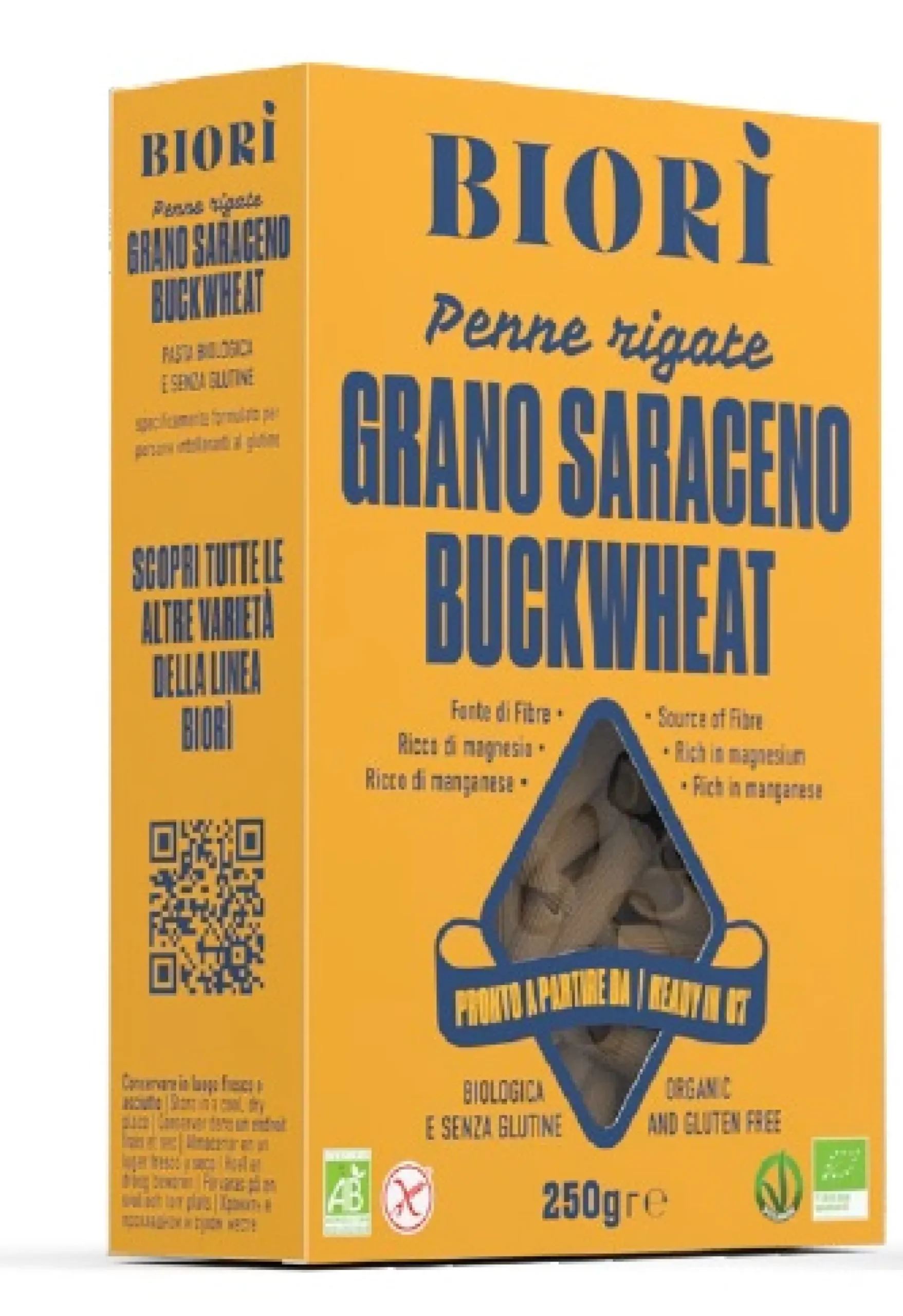 Biori Bovete Glutenfri Pasta Penne 250 g