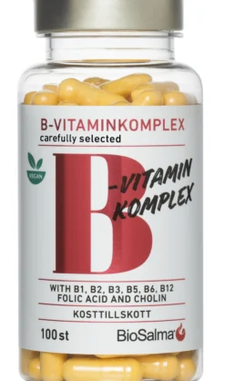 BioSalma B-vitaminkomplex Highly Efficient 100 kapslar
