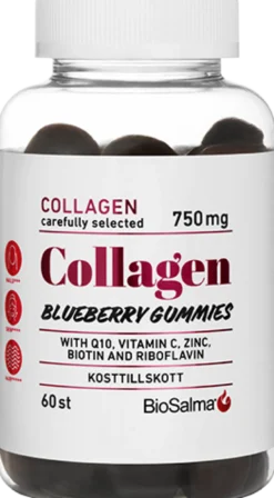 BioSalma Collagen Blueberry Gummies 60 st
