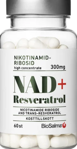 BioSalma NAD+ 300mg +Reservatrol 60 st