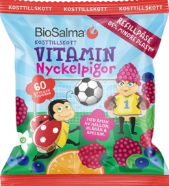 Biosalma Nyckelpiga Multivitamin Refill 60 st