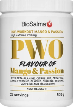 BioSalma PWO Mango och Passionsfrukt 500 g