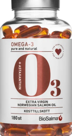 BioSalma Salmon Oil 1000mg 180 kapslar