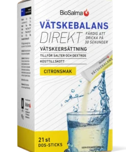 BioSalma Vätskebalans Direkt Citron 21 dos-sticks