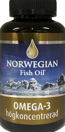 Biosan Norwegian Fish Oil Omega-3 Högkoncentrerad 180 kapslar