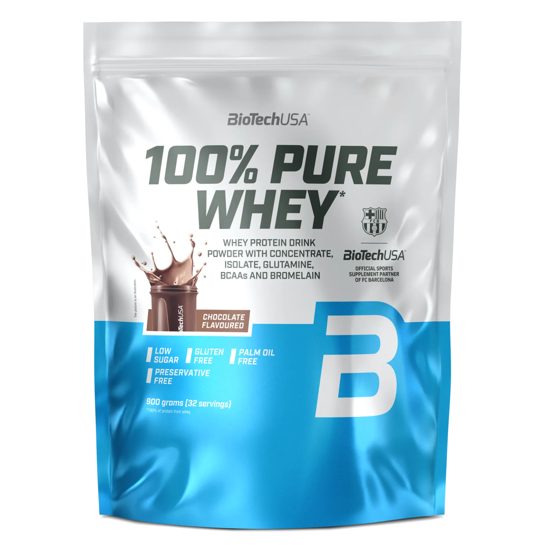 BioTechUSA 100% Pure Whey Chocolate 900 g