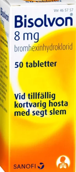 Bisolvon 8 mg 50 tabletter