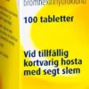 Bisolvon 8 mg 100 tabletter