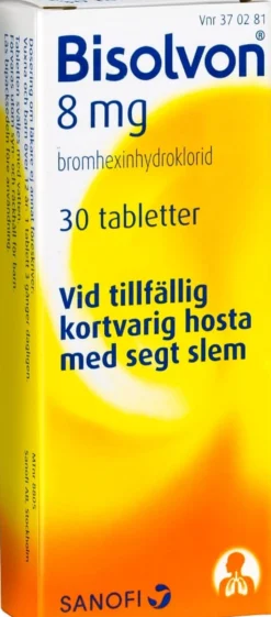 Bisolvon 8 mg 30 tabletter