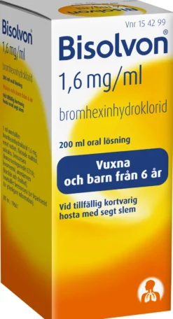 Bisolvon Oral Lösning 1,6 mg/ml 200 ml