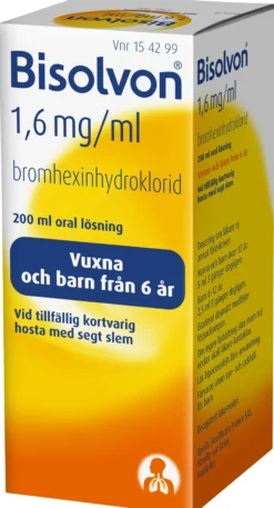 Bisolvon Oral Lösning 1,6 mg/ml 200 ml
