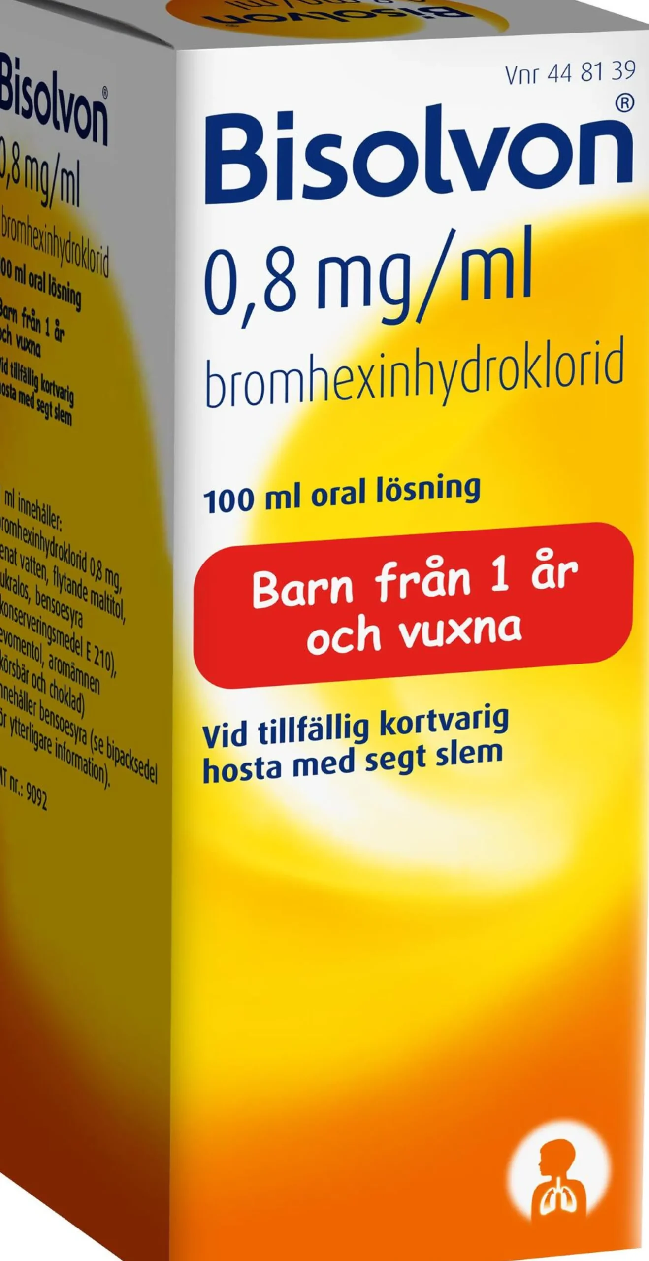Bisolvon Oral Lösning 0,8 mg/ml 100 ml
